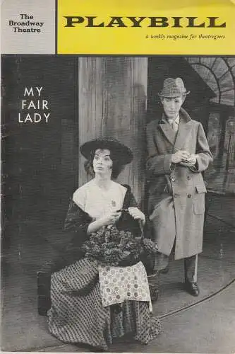 Playbill, The Broadway Theatre: Programmheft Herman Levin presents MY FAIR LADY 10. September 1962 Vol. 6 No. 37 (18). 