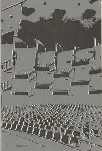 Bühnen der Stadt Köln, Oscar Fritz Schuh, Willy Fleckhaus, Dietmar Dünhöft und Lieselotte Strelow ( Photos ): Programmheft Giuseppe Verdi DIE MACHT DES SCHICKSALS 19. März 1962 Spielzeit 1961 / 62 Heft 7 (18). 