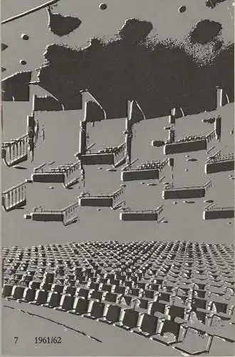 Bühnen der Stadt Köln, Oscar Fritz Schuh, Willy Fleckhaus, Dietmar Dünhöft und Lieselotte Strelow ( Photos ): Programmheft Giuseppe Verdi SIMONE BOCCANEGRA 16. April 1962 Spielzeit 1961 / 62 Heft 7 (18). 