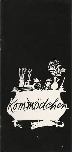 Kom(m)ödchen Düsseldorf, Kay Lorentz: Programmheft HAUPTSACHE DIE KOHLEN STIMMEN ab 29.12.1958 Hunsrückenstr. Kom(m)ödchen  21. Programm (18). 