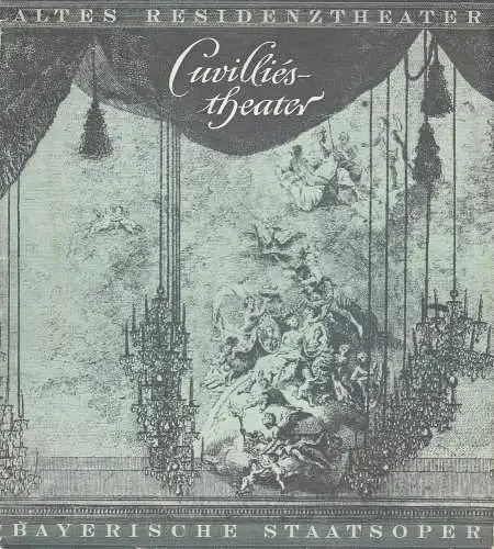 Bayerische Staatsoper, Rudolf Hartmann, Herbert Frieß, Hermann  Kern: Programmheft Wolfgang Amadeus Mozart DIE HOCHZEIT DES FIGARO 18. Februar 1965 Cuvilliestheater Münchner Saison 1964 / 65 (18). 