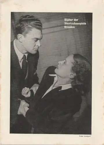 Staatsschauspiel Dresden, Paul Lewitt, Guido Reif: Programmheft Deutsche Uraufführung Gebrüder Tur DAS HAUS IN DER GASSE Spielzeit 1949 / 50 (18). 