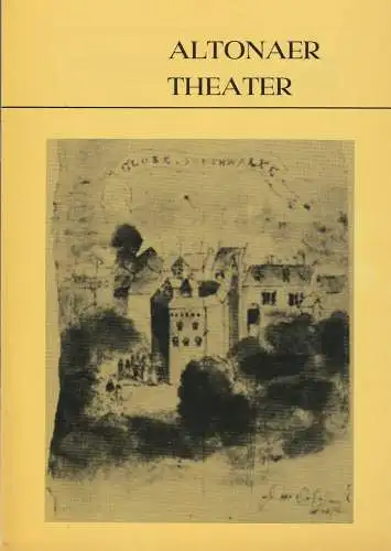 Altonaer Theater, Hans Fitze, Wilhelm Allgayer, Günther Riebold: Programmheft William Shakespeare VIEL LÄRM UM NICHTS Spielzeit 1974 / 75 (18). 