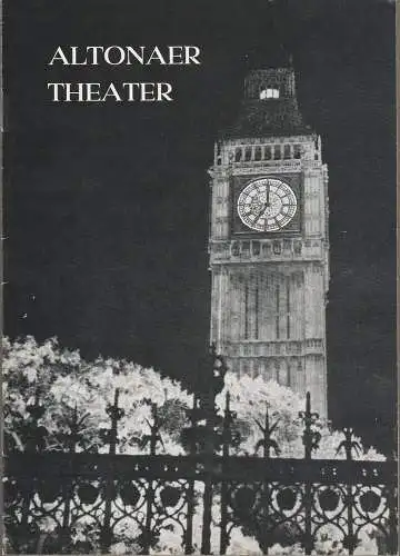 Altonaer Theater, Hans Fitze, Wilhelm Allgayer, Günther Riebold: Programmheft Robert Cedrik Sherriff UM 7 UHR ZU HAUSE  Spielzeit 1974 / 75 (18). 