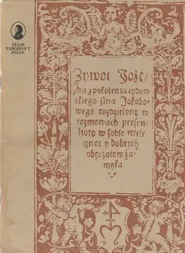 Teatr Narodowy, Halina Zakrzewska, Bozena Rzuczkowska: Programmheft Mikolaj Rey aus Naglowice DAS LEBEN JOSEPHS 3. April 1965 Spielzeit 1964 / 65 (18). 