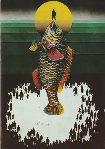 Komische Oper Berlin, Eginhard Röhling, Hartmut Henning: Programmheft Erstaufführung Benjamin Britten PETER GRIMES 20. Januar 1981 (18). 