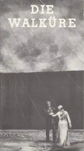 Staatstheater Braunschweig, Christoph Groszer, Helmar Harald Fischer, Gerhard Schumann: Programmheft Richard Wagner DIE WALKÜRE Spielzeit 1976 / 77 Heft 14 (18). 