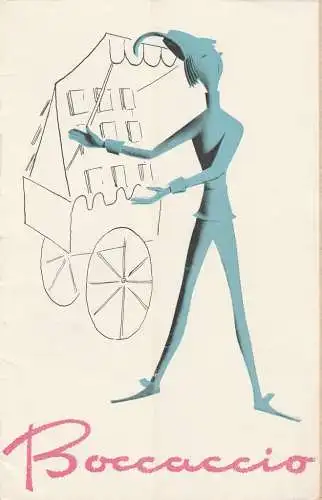 Metropol-Theater, Hans Pitra, Helga Korff-Edel, Frans Haacken: Programmheft Franz von Suppe BOCCACCIO Spielzeit 1958 / 59 (18). 