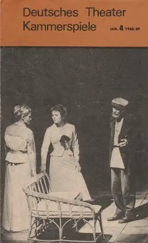 Deutsches Theater Kammerspiele: Theaternachrichten DEUTSCHES THEATER KAMMERSPIELE Jan. 4 1968 / 69 (18). 
