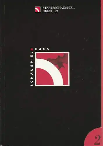 Staatsschauspiel Dresden, Dieter Görne, Sven Döbler, Jürgen Haufe: Programmheft Anton P. Cechov DIE MÖWE Schauspielhaus Spielzeit 1995 / 96 Heft 2 (18). 