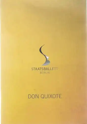 Staatsballett Berlin, Nacho Duato, Annegret Gertz, Marlene Kuhle, Bernardo Rivavelarde, Yan Revazov (Probenfotos): Programmheft DON QUIXOTE BALLETT VON MARIUS PETIPA Premiere 16. Februar 2018 Spielzeit 2017 / 2018 (18). 