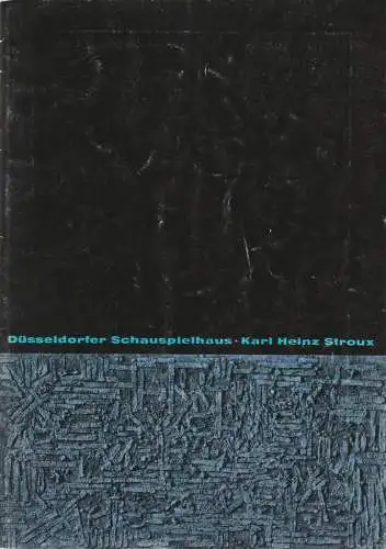 Düsseldorfer Schauspielhaus, Karl Heinz Stroux, G. Johannes Klose,  Lore Bermbach (Fotos): Programmheft Eugene Scribe EIN GLAS WASSER 27. April 1966 Spielzeit 1965 / 66 Heft VIII Monatsheft  des Düsseldorfer Schauspielhauses April 1966 (18). 