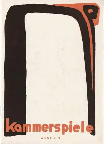 Münchner Kammerspiele, August Everding,Stefan Meuschel, Ivan Nagel, Wolfgang Zimmermann, Hildegard Steinmetz (Szenenfotos): Programmheft Georg Büchner LEONCE UND LENA Premiere 30. September 1963 53. Spielzeit 1963 / 64 Heft 1 (18). 