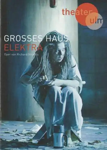 Theater Ulm, Andreas von Studnitz, Benjamin Künzel, Karina Sieling, Ilja Mess (Fotos): Programmheft Richard Strauss ELEKTRA Premiere 08. Februar 2018 Großes Haus Spielzeit 2017 / 2018 (18). 