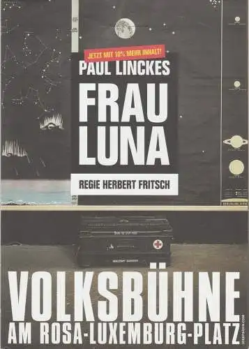 Volksbühne am Rosa-Luxemburg-Platz: Programmheft Paul Lincke Frau LUNA Premiere 19. Juni 2013 (18). 