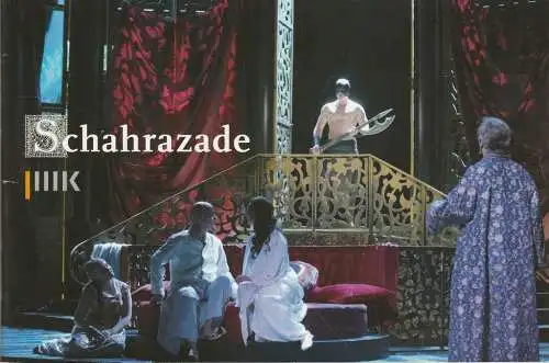 Theater, Oper und Orchester GmbH Halle, Andre Meyer, Nicole Viehöver, Falk Wenzel (Probenfotos): Programmheft Bernhard Sekles SCHAHRAZADE Premiere 30. November 2013 Oper Halle Spielzeit 2013 / 2014 Heft 3 (18). 