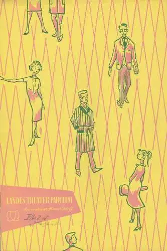 Landestheater Parchim, Hans Ohloff, Isolde Waag, H. Koschwitz: Programmheft Jenö Horvath FRÜHLINGSWALZER Spielzeit 1959 / 60 Heft 5 (18). 