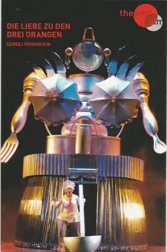 Theater Ulm, Andreas von Studnitz, Matthias Kaiser, Carola Hölting (Fotos): Programmheft Sergej Prokofjew DIE LIEBE ZU DEN DREI ORANGEN Premiere 23. November 2006 Großes Haus Spielzeit 2006 / 2007 (18). 