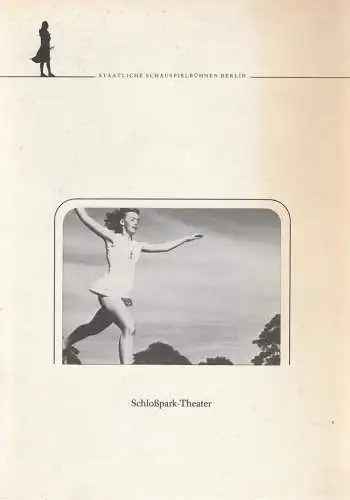 Staatliche Schauspielbühnen Berlin, Heribert Sasse, Wolfgang Storch, Hendrik Mannes: Programmheft Gerlind Reinshagen HIMMEL UND ERDE Premiere 12. September 1985 Schloßpark-Theater Spielzeit 1985 / 86 (18). 