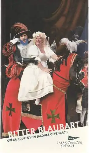 Staatstheater Cottbus, Martin Schüler, Carola Böhnisch, Andreas Klose, Marlies Kross (Fotos): Programmheft Jacques Offenbach RITTER BLAUBART Premiere 11. November 2016 Spielzeit 2016 / 2018 Heft 3 (18). 