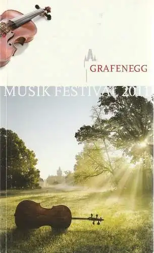 Grafenegg Kulturbetriebsgesellschaft, Paul Gessl, Alexander Moore: Programmheft  MUSIK FESTIVAL GRAFENEGG 4. September 2011 Auditorium (18). 