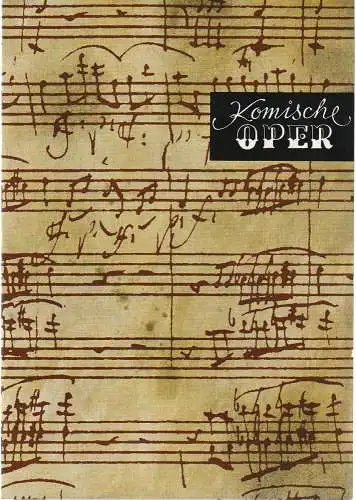 Komische Oper, Dramaturgische Abteilung, Christina Laabs: Programmheft 3. SINFONIEKONZERT DES ORCHESTERS DER KOMISCHEN OPER 13. + 14. Dezember 1973 (18). 