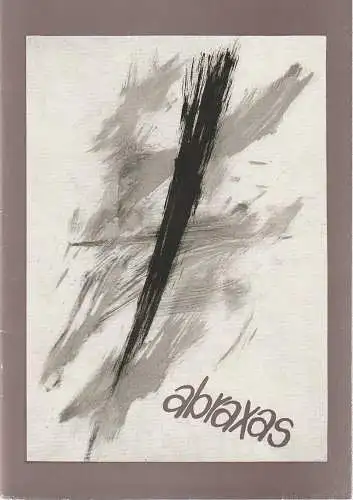 Dramaturgische Abteilung der Komischen Oper Berlin, Horst Seeger: Programmheft BALLETT  Werner Egk ABRAXAS 1968 (18). 