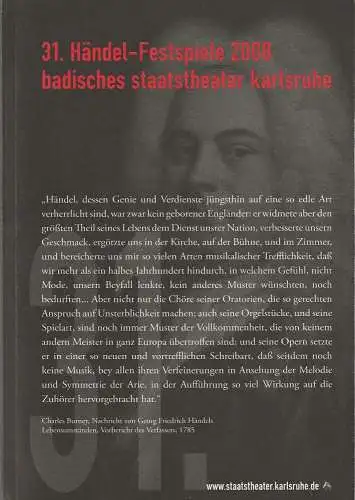 Theater im Pfalzbau Ludwigshafen, Michael Haensel, Carolin Grein, Gabriele Roloff: Progammheft Giovanni Paisiello IL RE TEODORO IN VENEZIA 1997   ( König Theodor in Venedig ) (18). 