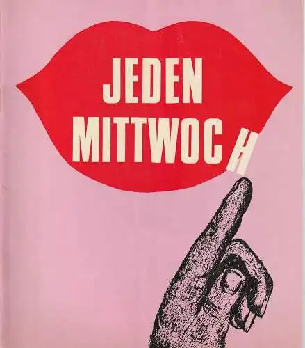 Komödie, Direktion Wölffer, Christian Wölffer, Wolfgang H. Koch (Großfotos): Programmheft Muriel Resnik JEDEN MITTWOCH Spielzeit 1966 / 67 Ausgabe C/67 (18). 