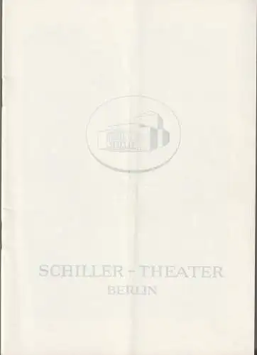 Schiller Theater, Boleslaw Barlog, Albert Beßler: Programmheft Peter Weiss DIE VERFOLGUNG UND ERMORDUNG JEAN PAUL MARATS Spielzeit 1964 / 65 Heft 148 (18). 