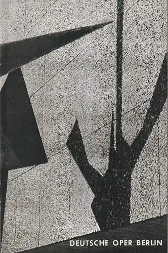 Deutsche Oper Berlin: Programmheft Giuseppe Verdi RIGOLETTO 15. Juni 1965  Heft Juni / Juli 1965 (18). 