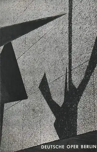 Deutsche Oper Berlin: Programmheft Pietro Mascagni CAVALLERIA RUSTICANA / Ruggiero Leoncavallo DER BAJAZZO 30. Mai 1972   Heft Mai 1972 (18). 