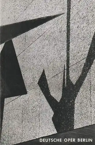 Deutsche Oper Berlin: Programmheft Alban Berg  WOZZECK 25. Mai 1965  Heft Mai 1965 (18). 