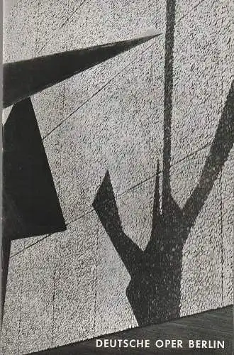 Deutsche Oper Berlin: Programmheft Giacomo Puccini MADAME BUTTERFLY 11. Februar 1965   Heft Februar 1965 (18). 