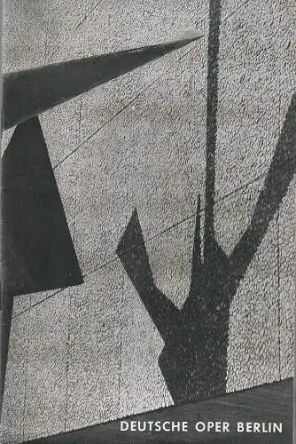 Deutsche Oper Berlin: Programmheft Jacques Offenbach HOFFMANNS ERZÄHLUNGEN 14. Januar 1969  Heft Januar 1969 (18). 