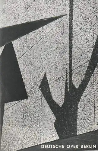 Deutsche Oper Berlin: Programmheft Jacques Offenbach HOFFMANNS ERZÄHLUNGEN 3. März 1969  Heft März 1969 (18). 