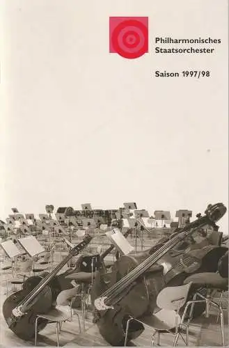 Philharmonisches Staatsorchester, Albin Hänseroth, Ingo Metzmacher, Klaus Angermann, Albrecht Faasch: Programmheft PHILHAMONISCHES STAATSORCHESTER Saison 1997 / 98 (18). 