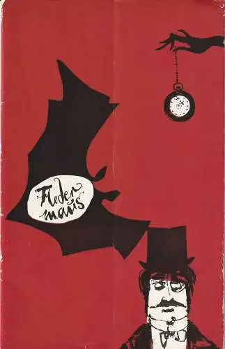 Deutsche Staatsoper Berlin, Günter Rimkus, Renate Jesse: Programmheft Johann Strauss DIE FLEDERMAUS 8. Januar 1964 (18). 