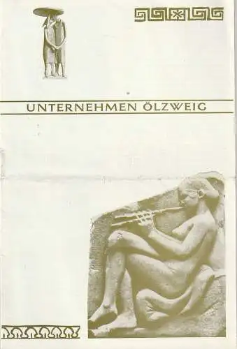 Städtische Theater Karl-Marx Stadt, Hans Dieter Mäde,Hanns-Jochen Genzel, Manfred König: Programmheft  Ewan MacColl UNTERNEHMEN ÖLZWEIG Spielzeit 1963 / 64 (18). 