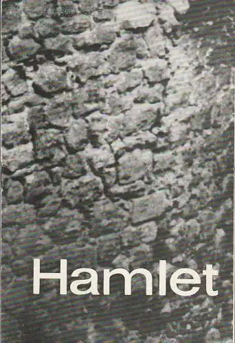 Städtische Theater Karl-Marx-Stadt, Hans Dieter Mäde, Keyn: Programmheft William Shakespeare HAMLET Premiere 15. Februar 1964 Spielzeit 1963 / 64 (18). 