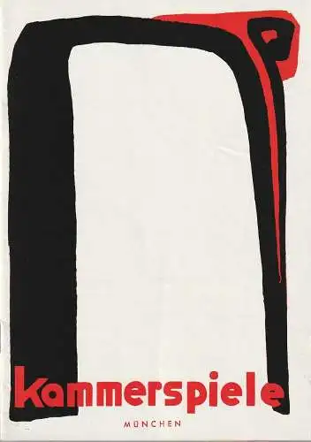 Münchner Kammerspiele, Hans Schweikart, Alfred Erich Sistig, Alexander May,  Hildegard Steinmetz (Szenenfotos): Programmheft Leo Tolstoi DER LEBENDE LEICHNAM Premiere 14. März 1960 Spielzeit 1959 /60 Heft 7 (18). 