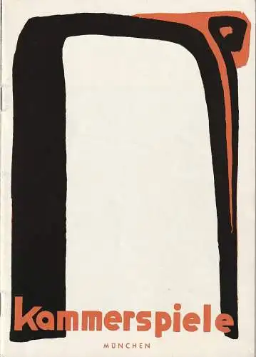 Münchner Kammerspiele, Hans Schweikart, Wolfgang Zimmermann, Stefan Meuschel,  Hildegard Steinmetz (Szenenfotos): Programmheft William Shakespeare KÖNIG RICHARD DER DRITTE Premiere 10. Juli 1963 Spielzeit 1962 / 63 Heft 9 (18). 