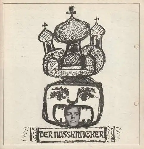 Württembergische Staatstheater Stuttgart, Jörg Wehmeier, Hanns Rückle, Christine Seeger, Gerd Richter: Programmheft Peter I. Tschaikowsky DER NUßKNACKER 26. Dezember 1967 (18). 
