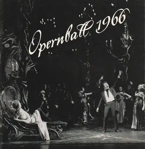 Württembergische Staatstheater Stuttgart: Programmheft STAATSTHEATER STUTTGART OPERNBALL 1966 (18). 