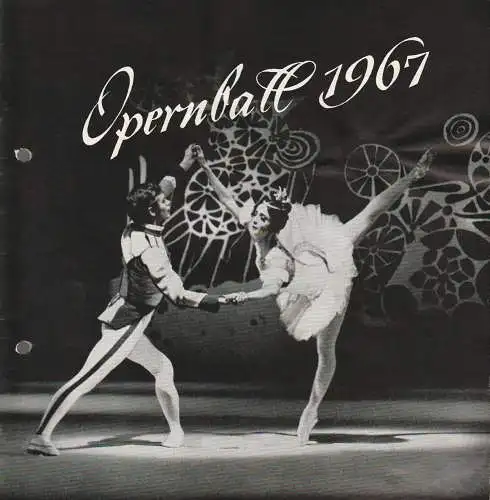 Generalintendanz der Württembergischen Staatstheater Stuttgart: Programmheft  STAATSTHEATER STUTTGART OPERNBALL 1967 (18). 