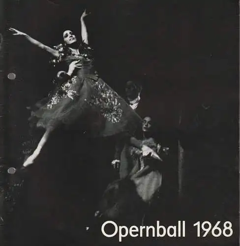 Generalintendanz der Württembergischen Staatstheater Stuttgart: Programmheft  STAATSTHEATER STUTTGART OPERNBALL 1968 (18). 