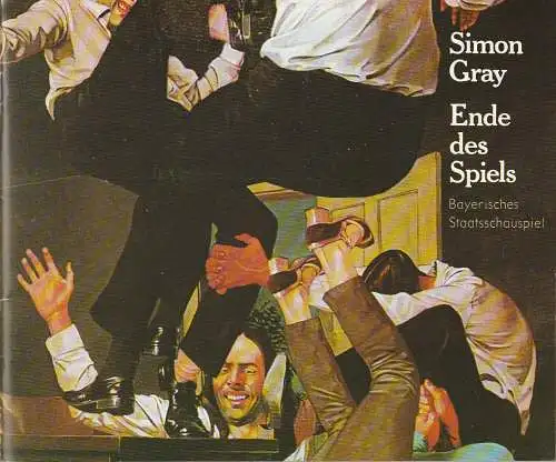 Bayerisches Staatsschauspiel, Kurt Meisel, Otto König, Claus Seitz: Programmheft Simon Gray ENDE DES SPIELS Premiere 23. April 1982   (Close of Play) (18). 
