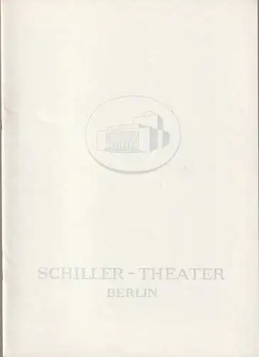 Schiller-Theater, Boleslaw Barlog, Albert Beßler: Programmheft Peter Weiss DIE VERFOLGUNG UND ERMORDUNG JEAN PAUL MARATS Spielzeit 1964 / 65 Heft 148 (18). 