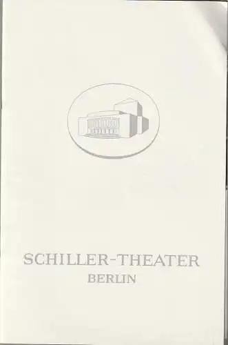 Schiller-Theater, Boleslaw Barlog, Albert Beßler: Programmheft William Shakespeare TROILUS UND CRESSIDA Spielzeit 1966 / 67 Heft 180 (18). 