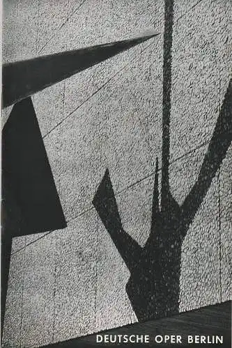 Deutsche Oper Berlin, Gustav Rudolf Sellner: Programmheft BALLETTABEND 1. Juni 1972 (18). 